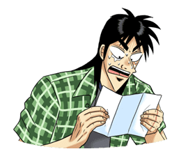 Kaiji sticker #14602