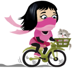 The Pink Ninja sticker #1683165