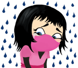 The Pink Ninja sticker #1683170