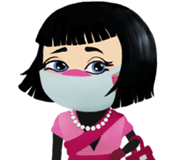 The Pink Ninja sticker #1683172