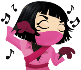 The Pink Ninja sticker #1683174