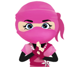 The Pink Ninja sticker #1683177