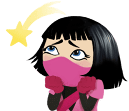 The Pink Ninja sticker #1683181