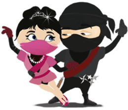 The Pink Ninja sticker #1683183