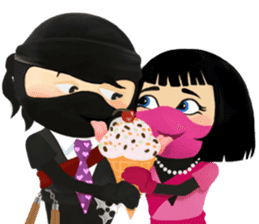 The Pink Ninja sticker #1683184