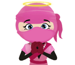 The Pink Ninja sticker #1683186