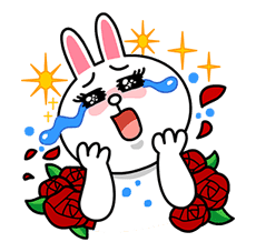 LINE Characters: Love is a Rollercoaster sticker #30408