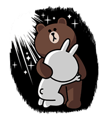 LINE Characters: Love is a Rollercoaster sticker #30409