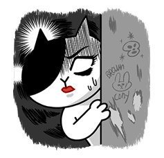 LINE Characters: Love is a Rollercoaster sticker #30412