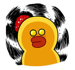 LINE Characters: Love is a Rollercoaster sticker #30420