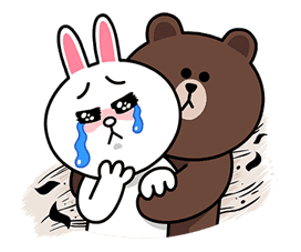 LINE Characters: Love is a Rollercoaster sticker #30422