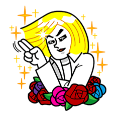 LINE Characters: Love is a Rollercoaster sticker #30441