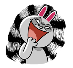 LINE Characters: Love is a Rollercoaster sticker #30442
