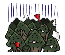 Nameko’s Harvest Festival sticker #5330