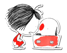 Rita & Whatsit sticker #12099