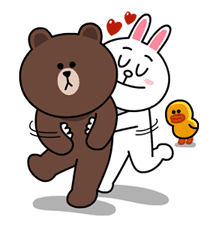 Brown & Cony's Lovey Dovey Date sticker #15054