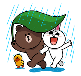 Brown & Cony's Lovey Dovey Date sticker #15055