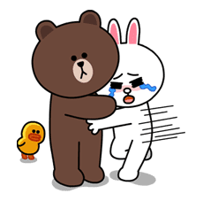 Brown & Cony's Lovey Dovey Date sticker #15064