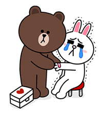 Brown & Cony's Lovey Dovey Date sticker #15065