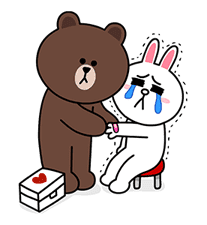 Brown & Cony's Lovey Dovey Date sticker #15065