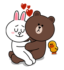 Brown & Cony's Lovey Dovey Date sticker #15067