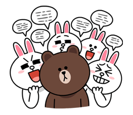Brown & Cony's Lovey Dovey Date sticker #15069