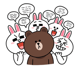 Brown & Cony's Lovey Dovey Date sticker #15069
