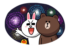 Brown & Cony's Lovey Dovey Date sticker #15071