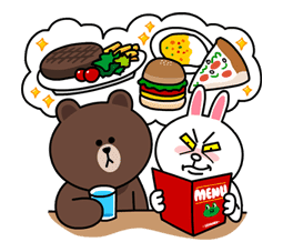 Brown & Cony's Lovey Dovey Date sticker #15072