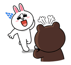 Brown & Cony's Lovey Dovey Date sticker #15074