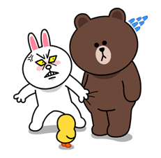 Brown & Cony's Lovey Dovey Date sticker #15075
