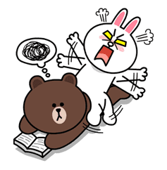 Brown & Cony's Lovey Dovey Date sticker #15076