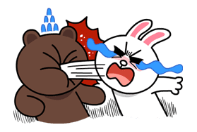 Brown & Cony's Lovey Dovey Date sticker #15077