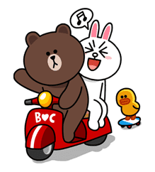 Brown & Cony's Lovey Dovey Date sticker #15079