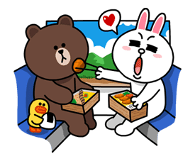 Brown & Cony's Lovey Dovey Date sticker #15081