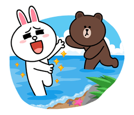 Brown & Cony's Lovey Dovey Date sticker #15083