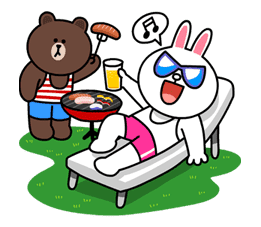 Brown & Cony's Lovey Dovey Date sticker #15084