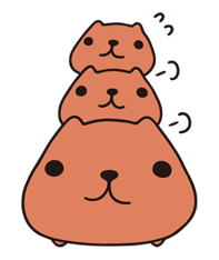 KAPIBARA-SAN sticker #6239
