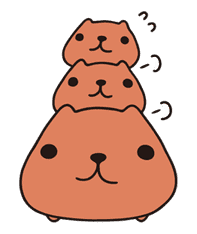 KAPIBARA-SAN sticker #6239