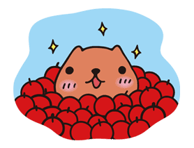 KAPIBARA-SAN sticker #6241