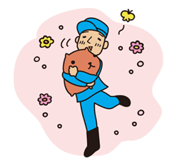 KAPIBARA-SAN sticker #6243