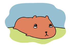 KAPIBARA-SAN sticker #6245