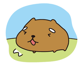 KAPIBARA-SAN sticker #6268