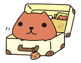 KAPIBARA-SAN sticker #6271