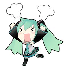 Hatsune Miku sticker #7592