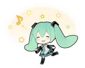 Hatsune Miku sticker #7596