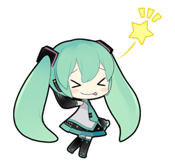 Hatsune Miku sticker #7602