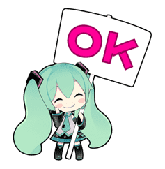 Hatsune Miku sticker #7605