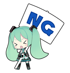 Hatsune Miku by CRYPTON FUTURE MEDIA, INC sticker #7617