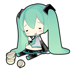 Hatsune Miku: All Together by CRYPTON FUTURE MEDIA, INC sticker #24379